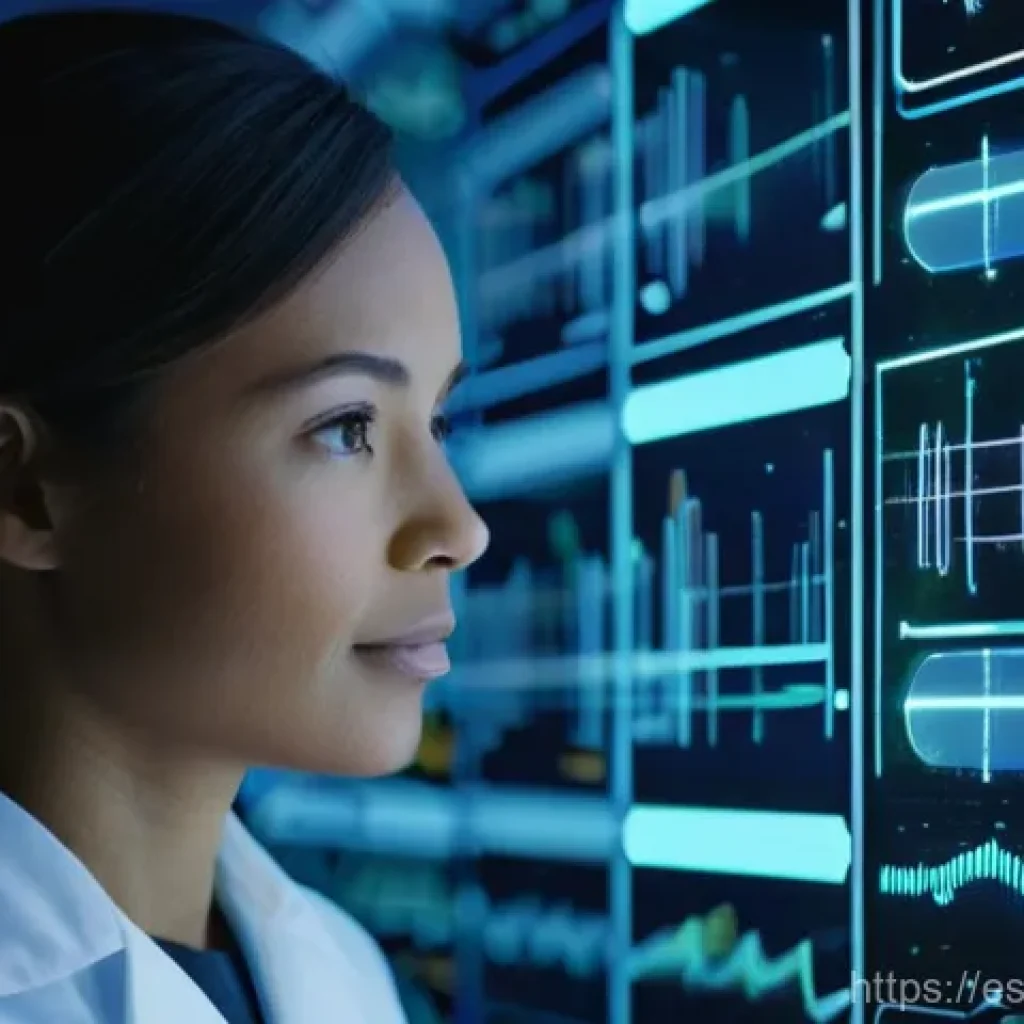 합성생물학의 데이터 분석 기법 - **Prompt:** A highly focused, professional bioengineer, either male or female, of diverse ethnicity,...