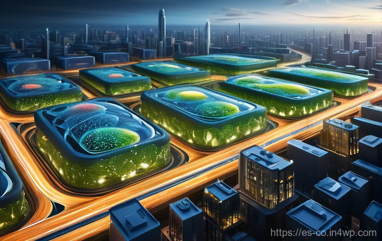합성생물학에서의 대사 경로 조작 - **"A hyperrealistic, awe-inspiring microscopic visualization of a dynamic 'cellular metropolis.' Int...
