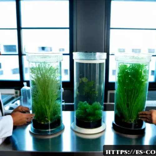 합성생물학과 생물학적 경계의 재정의 - Photorealistic biotechnology laboratory in Barcelona, a diverse team of Spanish and Latin American s...
